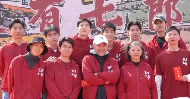陈宝国迟蓬年代剧开机路透曝光，白七爷形象变80岁发福老者 | 现场图